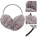 Hemoton Women’s Winter Furry Ear Warmer Plush Earmuff Faux Fur Outdoor Ear Cover Grey Fashionable Warm Accessories for Cold Weather