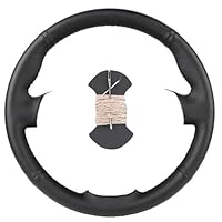 Housse De Volant En Cuir Tressé Pour Seat Leon Mk2 (2006-2008) Et Ibiza 6L (2007) - Installation Facile, Confort Toutes Saisons