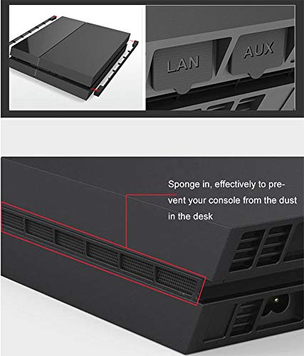 Kailisen 2 In 1 Dust Proof Cover Case Mesh Stopper Pack Kits For Ps4 Console Prevention Cover Dustproof Kit Portable Dustproof Net Set #TOP4