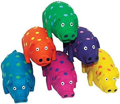 Polka Dot Pig Dog Toys
