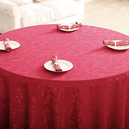 Nappe table basse style européen pastorale rouge nappe de restaurant et mariage MU