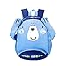 Wenlia 3D Kinderrucksäcke, Schulranzen für 2-6 Jährige im Kindergarten Schulrucksack mit Brustgurt, Niedlichen Babyrucksack Kindergartenrucksack for Kinder Baby Jungen Mädchen Kleinkind