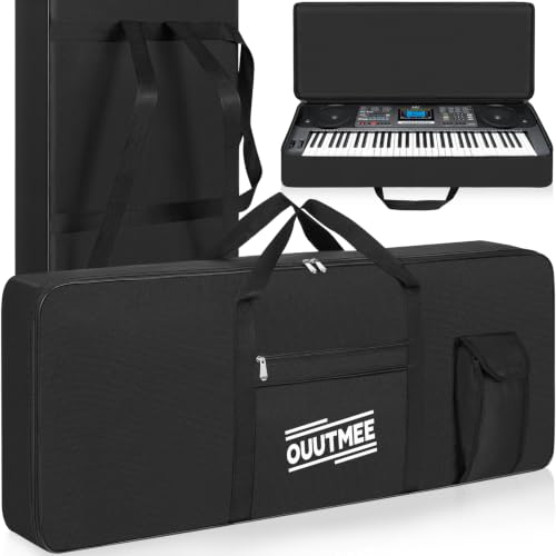 OUUTMEE Housse Transport pour Clavier (61 Touches: 103 x 40 x 13 CM)