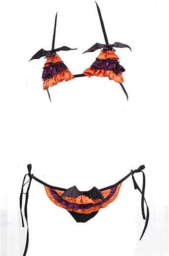 Women Halloween Lingerie Outfit Fancy Underwear Cosplay Bikini Set Sexy Anime Costume