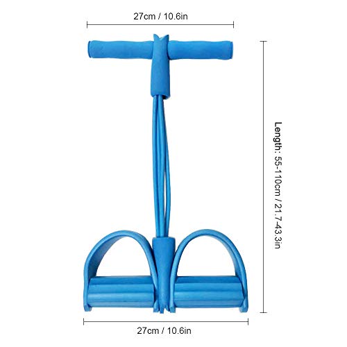 Andoer Fitness Puxar Corda Musculação Tensão Corda Elástica Puxar Corda Pedal Exercício Faixa de Res