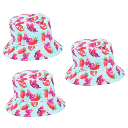 Chapeau de pêcheur réversible avec protection solaire et motif en polyester