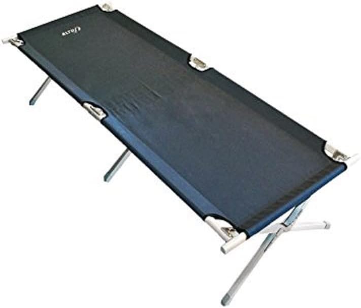 ALTUS 4900008010 Aluminium Bed - Blue, One Size