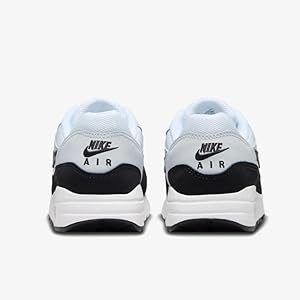 Amazon.com | NIKE Air Max 1 Big Kids' Shoes (DZ3307-106,White/Black-Pure  Platinum) Size 7 | Running