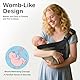 IBOPUXIU Babytrage, Ergonomisch Hüfttrage, Baby Carrier Seitlich, Verstellbare Tragetuch Baby, Babytrage Neugeborene ab Geburt Für Neugeborene Bis 3-36 Monaten(Schwarz)