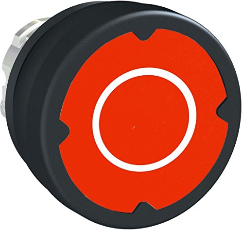Preisvergleich Produktbild Schneider ZB4BC48021 Frontelement Drucktaster für raue Umgebungsbedingungen, mit Beschriftung, Rot