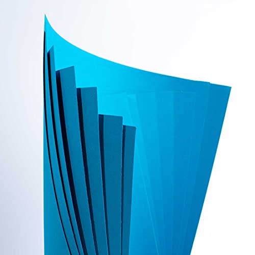 House of Card & Paper A2 210 GSM Coloured Card - Blue (Pack of 25 Sheets), A2 Size 420 x594mm