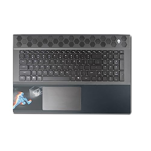Image of MightySkins Skin Compatible with Alienware M18 R1 (2023) Full Wrap Kit - Glow Basketball | Protective, Durable, and Unique Vinyl Decal wrap Cover | Easy to Apply & Change Styles | Made in The USA