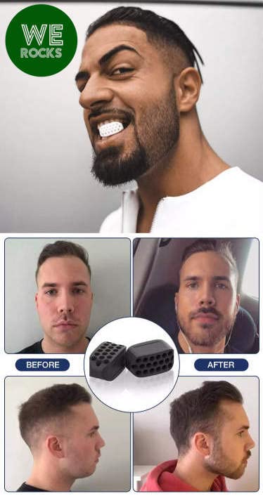 Miniatura 10 de Ejercitador de mandíbula, eliminador de doble barbilla, artilugio de escultura facial, cinisler de mandíbula, herramienta de escultura de línea de