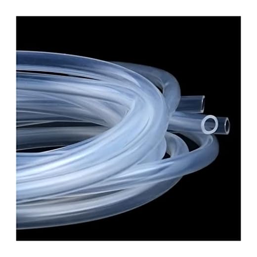 1pcs Livsmedelskvalitet Transparent Silikonrör, 1m 0,5 2 3 4 5 6 7 8 9 10 12 Gummislang Med Innerdiameter, Flexibel Mjölkslang Ölrör (Color : 3x5mm, Length : 1m)