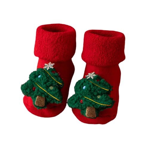KAREN66 Baby Weihnachten Babysocken Neugeboren Kleiner Junge Mädchen...