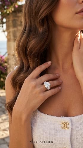 Bague Karan argent blanc 7 : le cadeau idéal pour marquer un moment unique