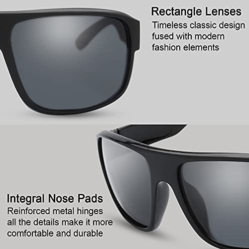 The Fresh Vintage Sunglasses for Men Women Retro Square Sun Glasses3