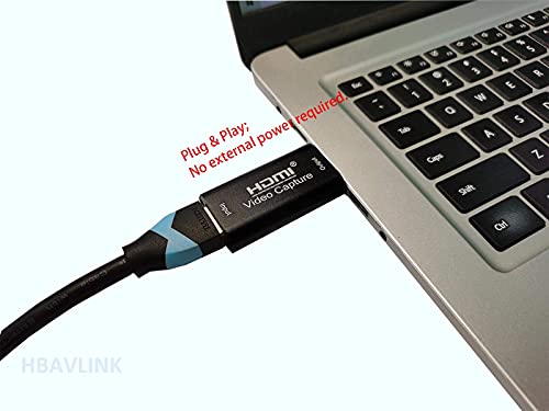 USB 3.0 Capture Card, HBAVLINK HDMI to USB Adapter Video Capture Card 1080p 60Hz Capture for Gaming Streaming, Compatible with Nintendo Switch,... - Image 5