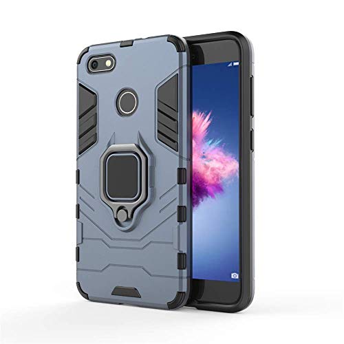 Huawei Y6 Pro 2017 Funda, CHcase 2in1 Armadura Combinación A Prueba de Choques Heavy Duty Escudo Cáscara Dura PC + TPU con Soporte Magnetic Car Mount Case para Huawei Y6 Pro 2017 -Black Plus Gray