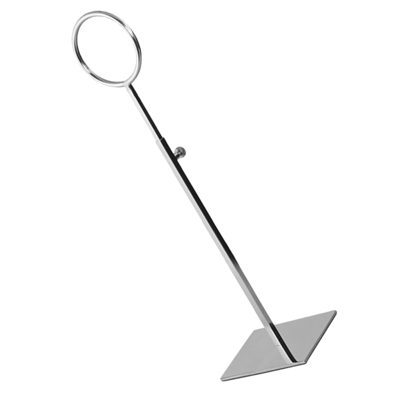 Support de rangement pour foulards anti-pli en acier miroir rigide