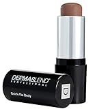 Dermablend Quick-Fix Body Makeup Full Coverage Foundation Stick, Water-Resistant Body Concealer for Imperfections & Tattoos, 0.42 oz