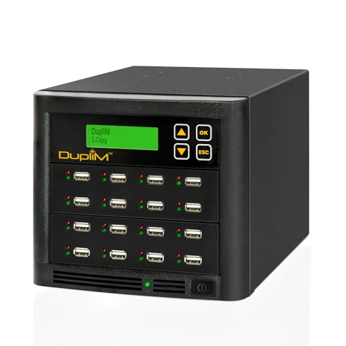 Image of DupliM 1:15 USB Flash Drive Duplicator Stand-Alone Burner Cloner Copier (1 to 15)