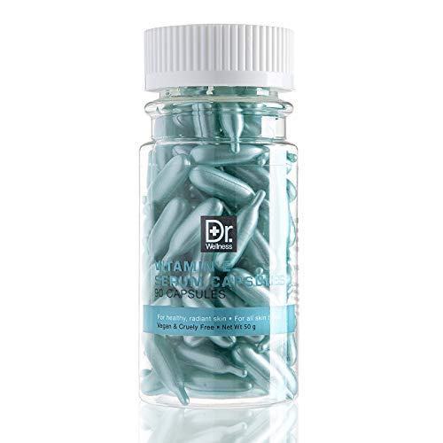 Dr. Wellness Moisturizing, Serum Capsules with Vitamin E, For Glowing, Radiant Skin, 90 Capsules