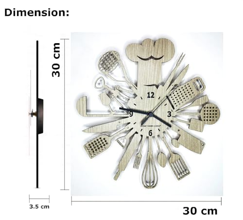 Cuisine ➤ Horloge Murale pour Chef | Cuisinier | Restaurant | Cuisines – Image 4