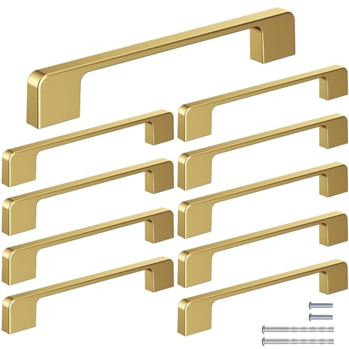 El Mejor Listado de Manillas y tiradores más recomendados. 48 KOKILA Tiradores para Cajones, 10 Piezas Manijas para Gabinetes Dorado Mate, Jaladeras para Cajones Agarraderas Tiradores para Gabinete, Jaladera para Mueble para Cocina, Baño y...