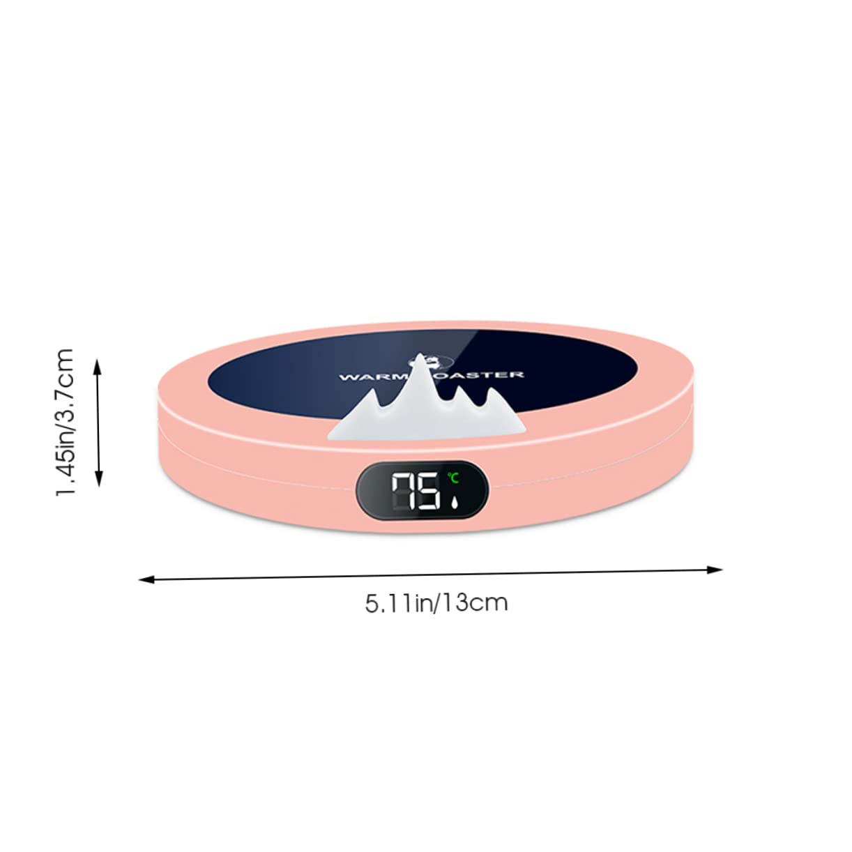 OFFSCH USB Mug Warmer Intelligent Heating for Coffee and Tea Portable and Lightweight Cup Heater for Office Desk Use Elegant Design