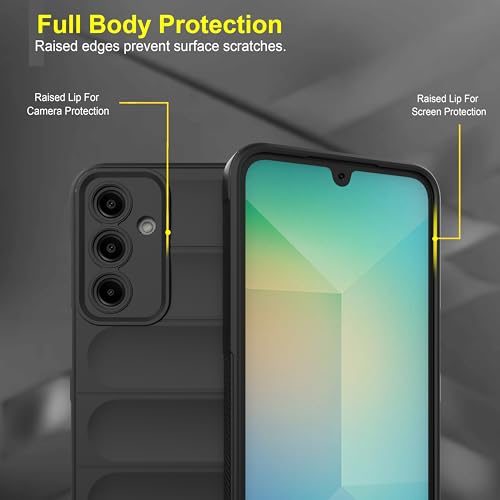 Image of Zapcase Back Case Cover for Realme C75 5G | Compatible for Realme C75 5G Back Cover | Liquid Silicon Magic Case with Camera Protection | Black