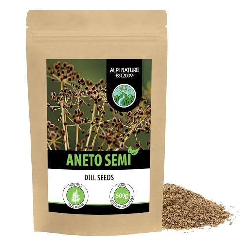 Semi Di Aneto (500G), Semi Di Aneto Naturali Al 100%, Cetriolo, Senza Additivi, Vegani