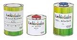 - 1,0 L Klarlack Lackierladen Autolack 2,0 Liter Set MS Klarlack Härter Wunschfarbe spritzfertig Audi LZ5M / M8 Nogaroblau (Rs) Effect
