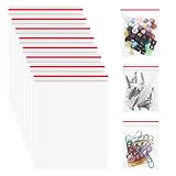 GNALIA Bolsas Ziploc 100 Unidades 5X7 Cm Cierre Hermético Transparentes Con...