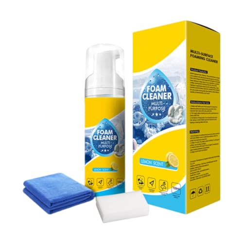Detergente De Espuma | Solución De 6.65 Pulgadas Para Asientos Y Tablero De Tablero | Detergente De Usos Múltiples 150 Ml Para Sililes De Versátiles De Profundidad Rápida Para La