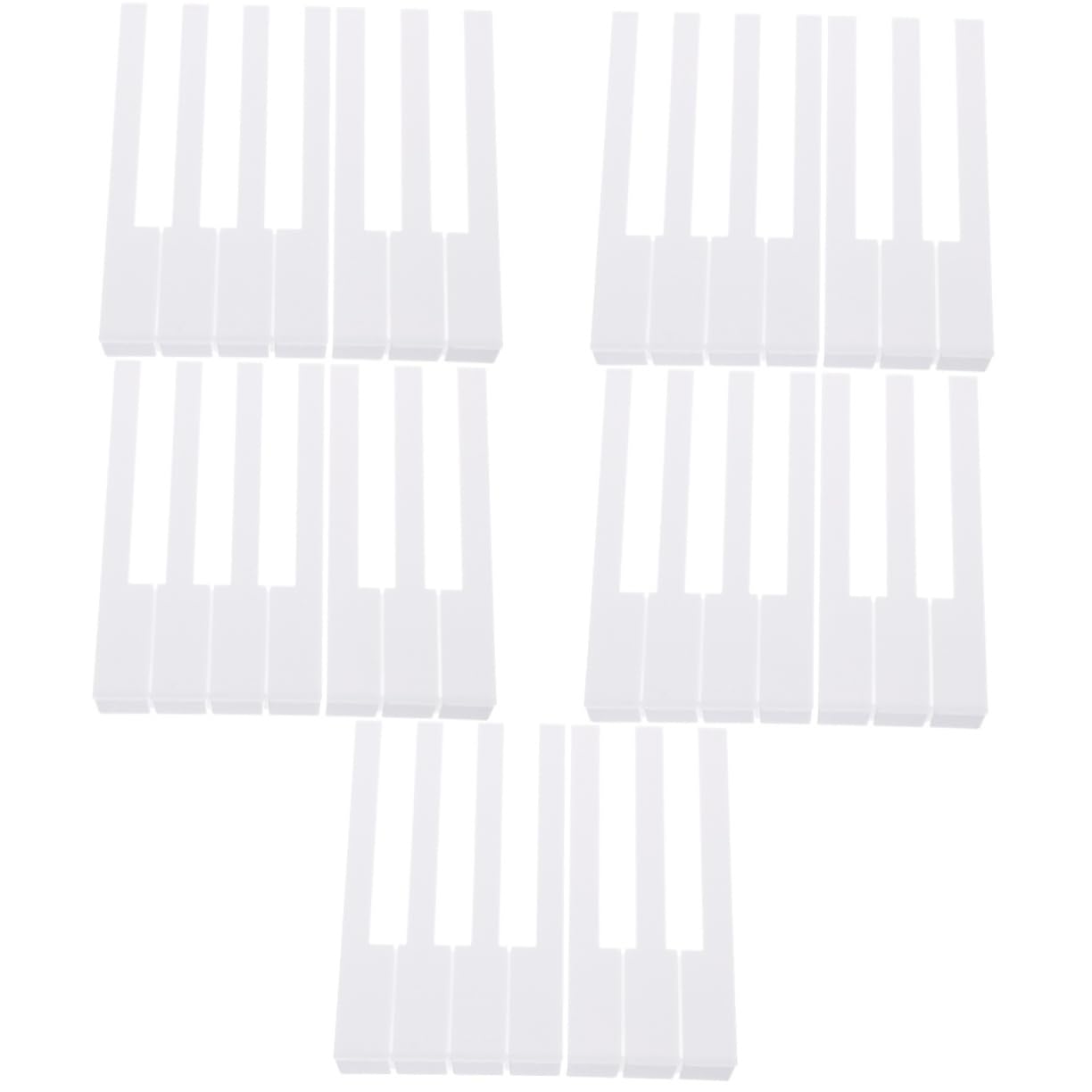 Toyvian 10pezzi Strumenti Professionali Per Riparazione Tasti Pianoforte Accessori Essenziali Per Strumenti Musicali Facile Installazione e Utilizzo Per Pianisti