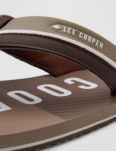 Image of Men's logo print flip-flops slippers