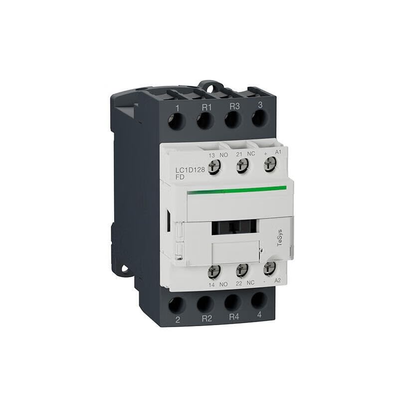 Contacteur tétrapolaire TeSys D 12A bobine basse consommation 110V CC LC1D128FDC