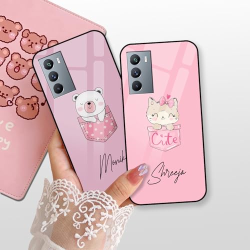 Image of COLORflow Back Cover Compatible with iQOO 9 SE 5G | Cute Pocket Cartoons Color | Shockproof TPU Bumper with Camera Protection Back Cover Compatible with iQOO 9 SE 5G