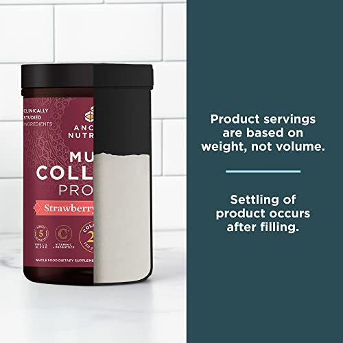 Image of Ancient Nutrition Hydrolyzed Multi Collagen Peptides, Strawberry Lemonade