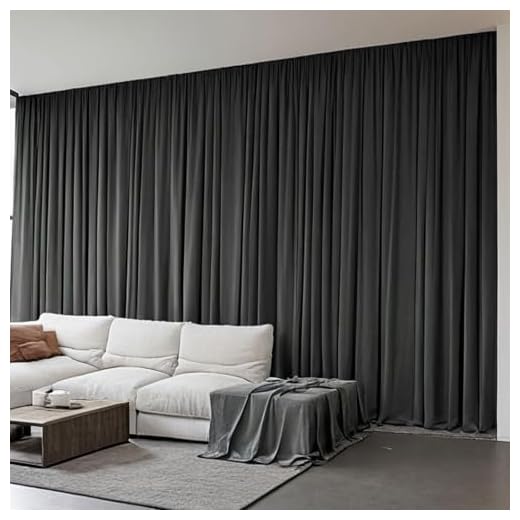 Grichril Home Theater Soundproof Curtains