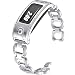 KingBaas For Garmin Vivofit Band,Replacement Accessory Metal Band With Rhinestone Women for Garmin Vivofit and Garmin Vivofit 2,NOT for Garmin Vivofit 3/4/JR/HR (No Tracker)