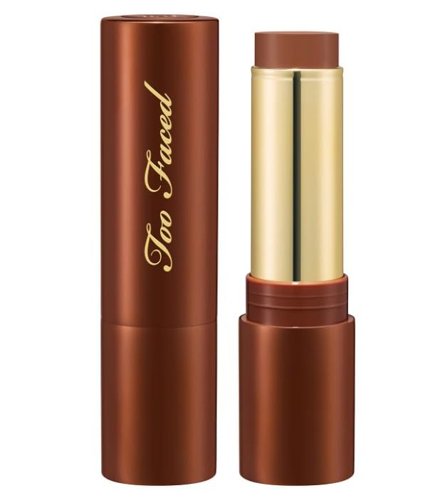 Too Faced Cosmetics ORIGINAL | CHOCOLATE SOLEIL - Bronceador Cremoso en Barra | Melting Bronzing & Sculpting Stick | 8,0 gramos / 0.28 Oz. (CHOCO CARAMEL, 8.00 g (Paquete de 1)) | by BELLA