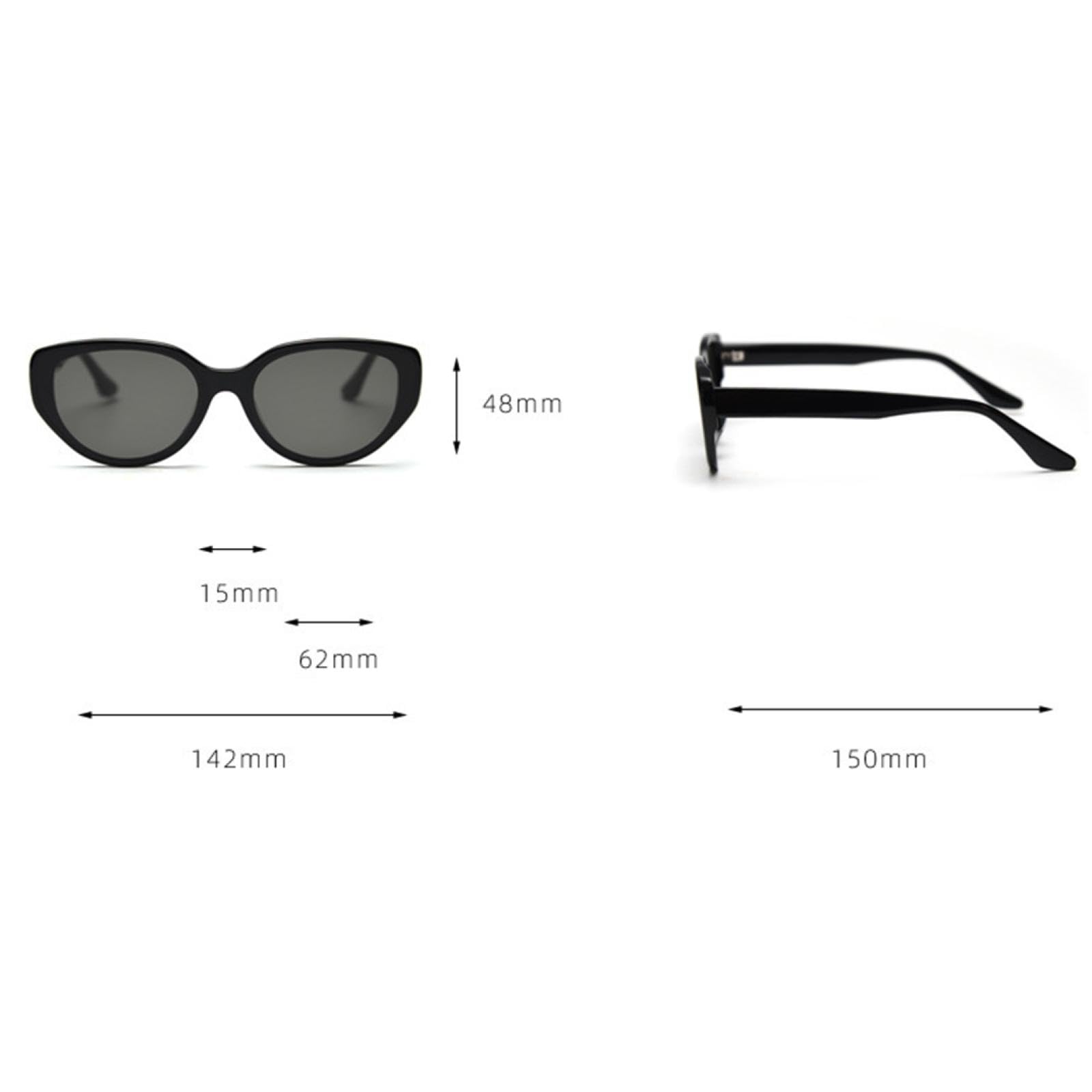 Occhiali da sole Cat Eye in acetato, moda donna uomo UV400