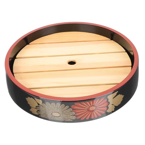 Plato redondo reutilizable para sushi 24.5 cm miniatura 1