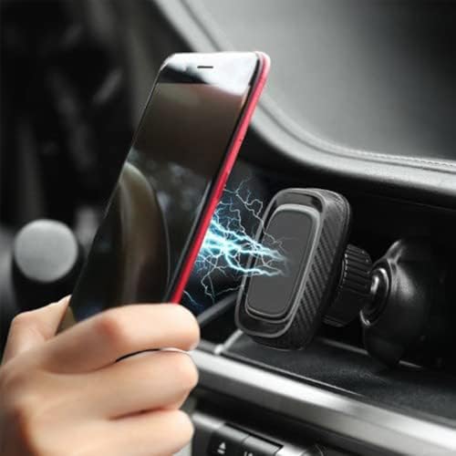 Image of Universal Car Air Vent Magnetic Phone Mount Holder | Adjustable Mobile Stand for All Smartphones | 360 Rotation | Secure Grip & Easy Installation