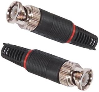 TouchTec BNC Connectors for CCTV- Pack of 5 Connectors