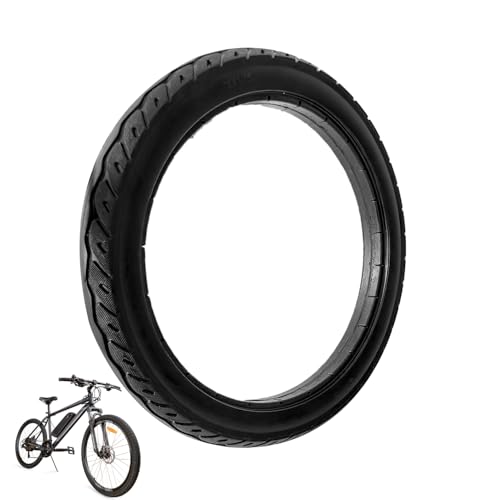 Solid Tire, 16 Inch Electric Bike Tubeless Solid Tire [puncture-proof Anti-skid Wear-resistant] (1 Pack)