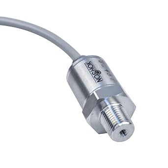Pressure Transmitter, 0 psi to 30 psi, 0.5% (BFSL) Accuracy, 4 mA to 20 mA 2 Wire Output Signal, 1/4 NPT Process Connection, 18 Integral Cable