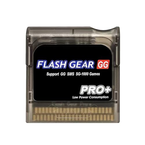 Multi Game Flash Gear Pro+ Game Cartridge for Sega GG Game Gear Console, 600+ Games, Low Power